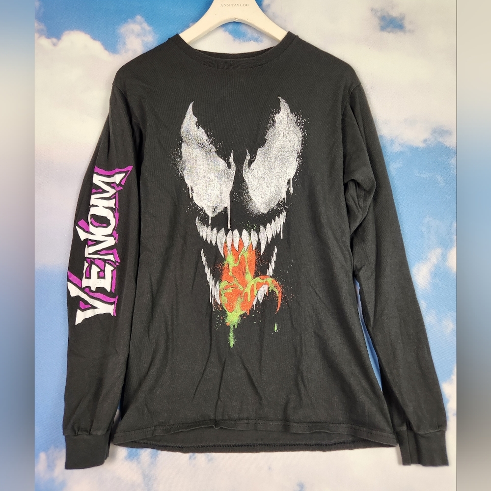 Marvel Venom Black Graphic T-Shirt Size Small